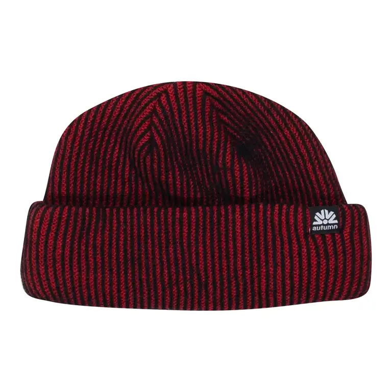 Autumn Shorty Cord Double Roll Beanie