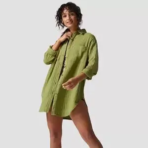 Backcountry Long Cotton Gauze Long-Sleeve Button-Down