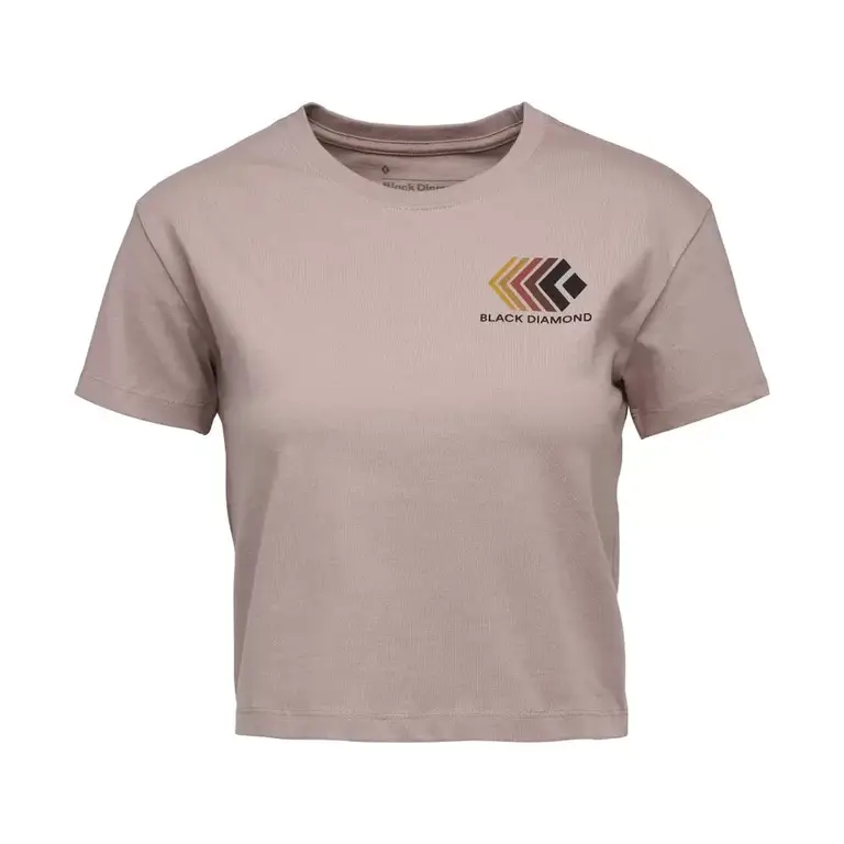Black Diamond Faded Crop Tee