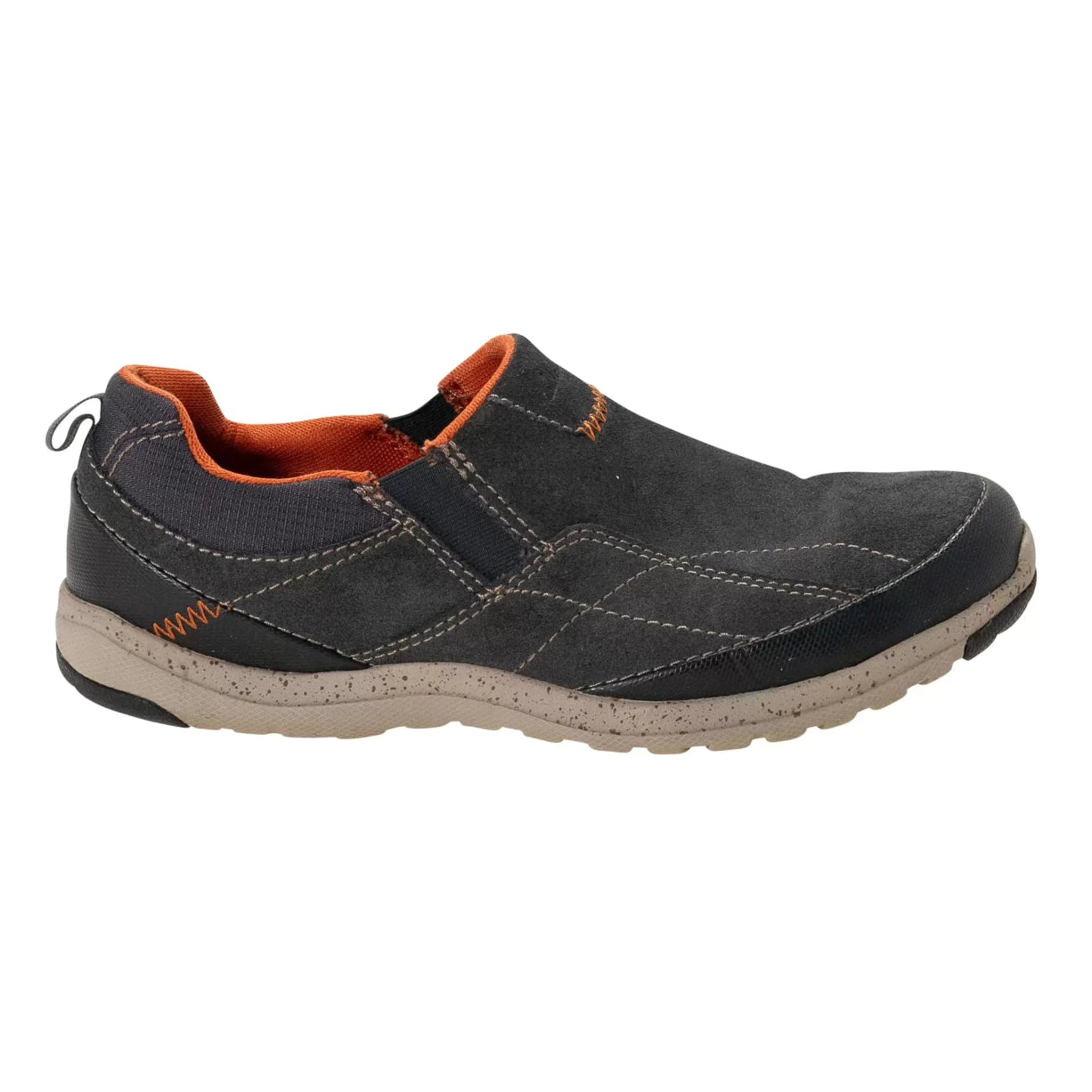 Clarks Suede Slip On Shoe - Men's