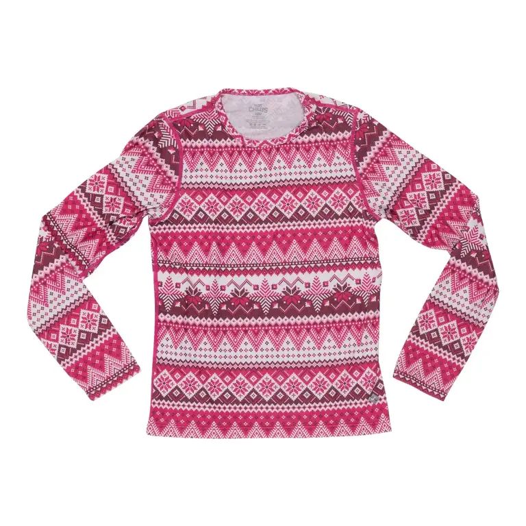 Hot Chillys Print Crewneck