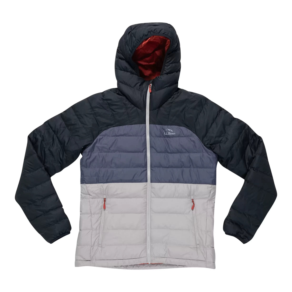 L.L.Bean Hooded Down Colorblock Jacket - Men's