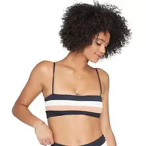 L Space Rebel Stripe Bikini Top