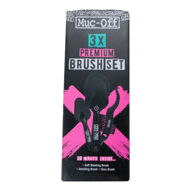 Muc-Off 3x Premium Brush Kit