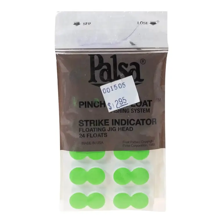 Palsa Strike Indicator Pinch-on-Floats, 24 Count