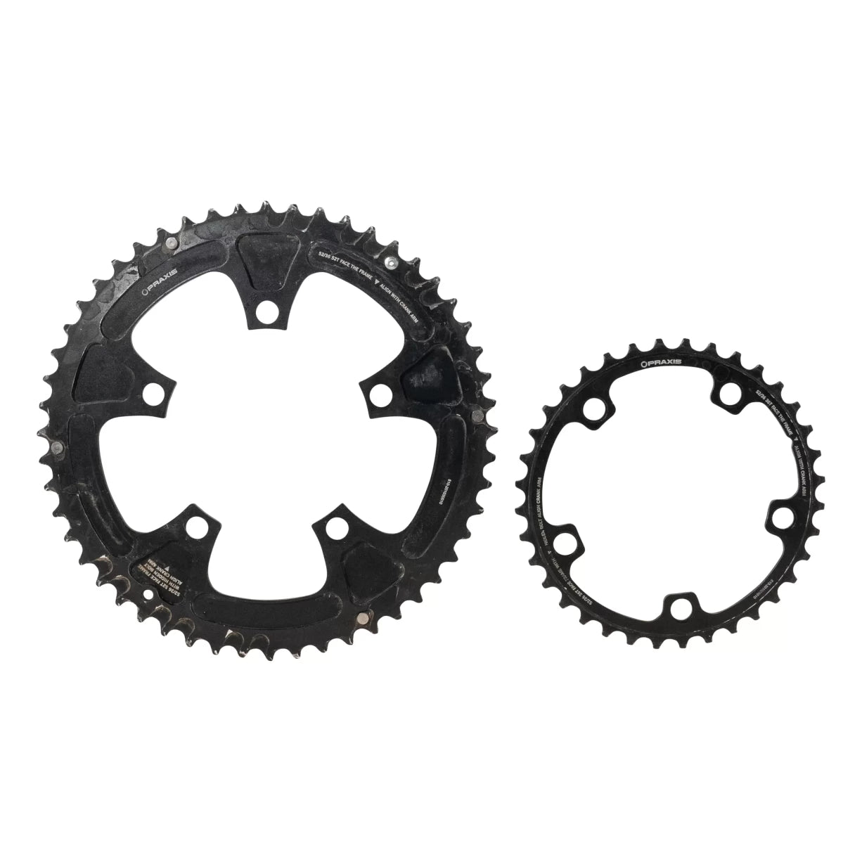 Praxis Works Buzz Sport MidCompact Chainring Set - 110BCD 36/52t