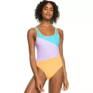 Roxy Colorblock Party One Piece Swim Suit