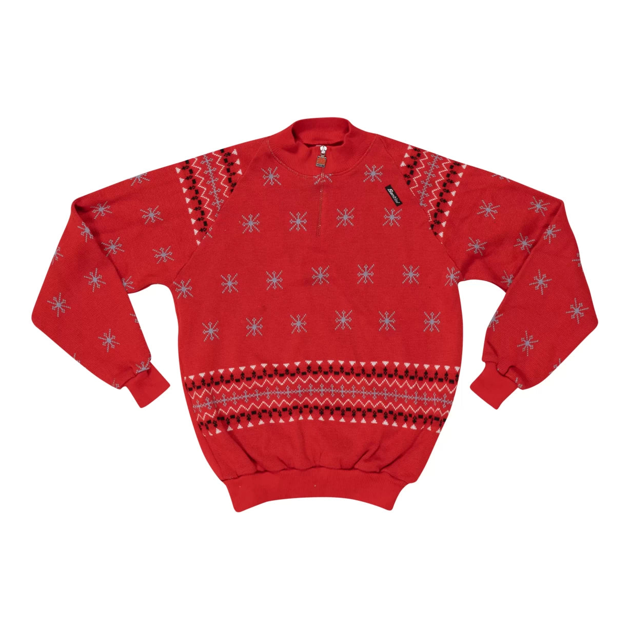 Santini 1/4-Zip Wool Cycling Jersey - Men's