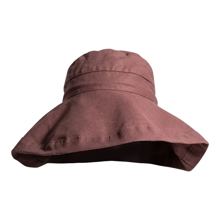 Scala Medium-Brim Cotton Sun Hat