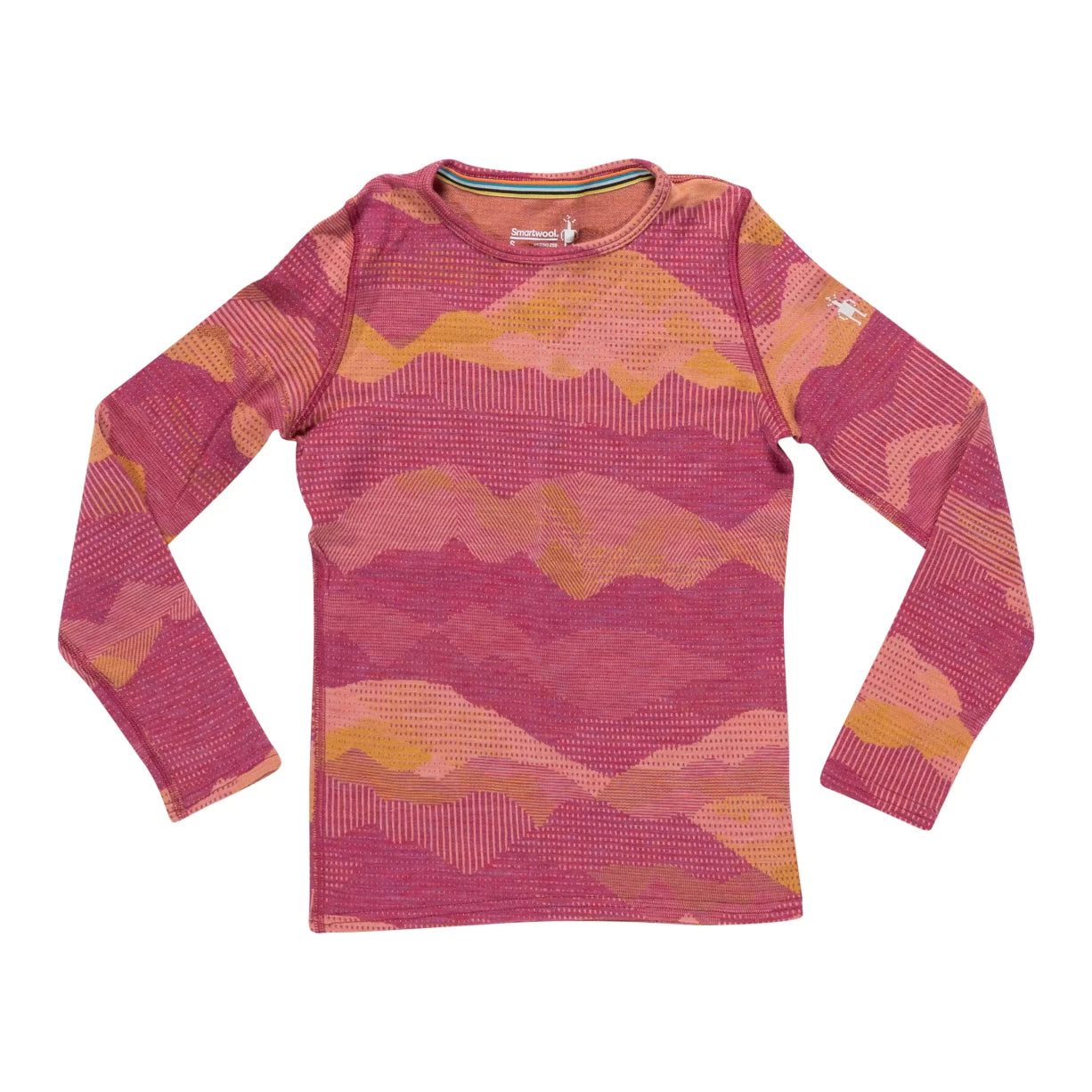 SmartWool Merino 250 Base Layer Pattern Crew Top - Kids'