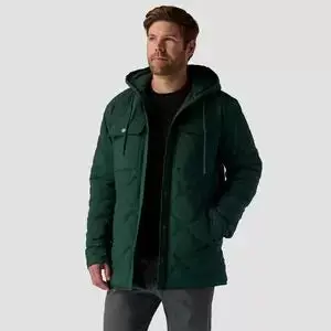 Stoic Quilted Hooded Snap Jacket